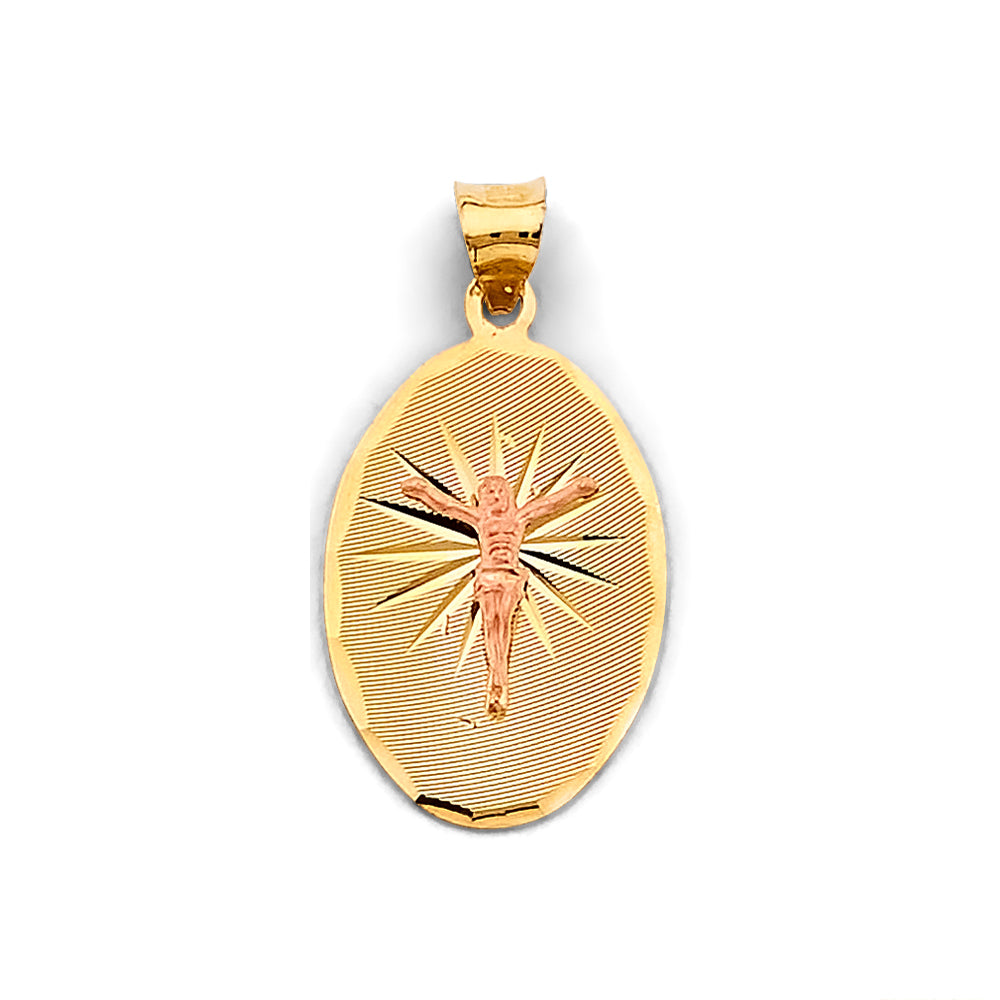 14K Yellow Gold Religious Pendant - PT2905