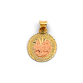 14K Yellow Gold Religious Pendant - PT2906