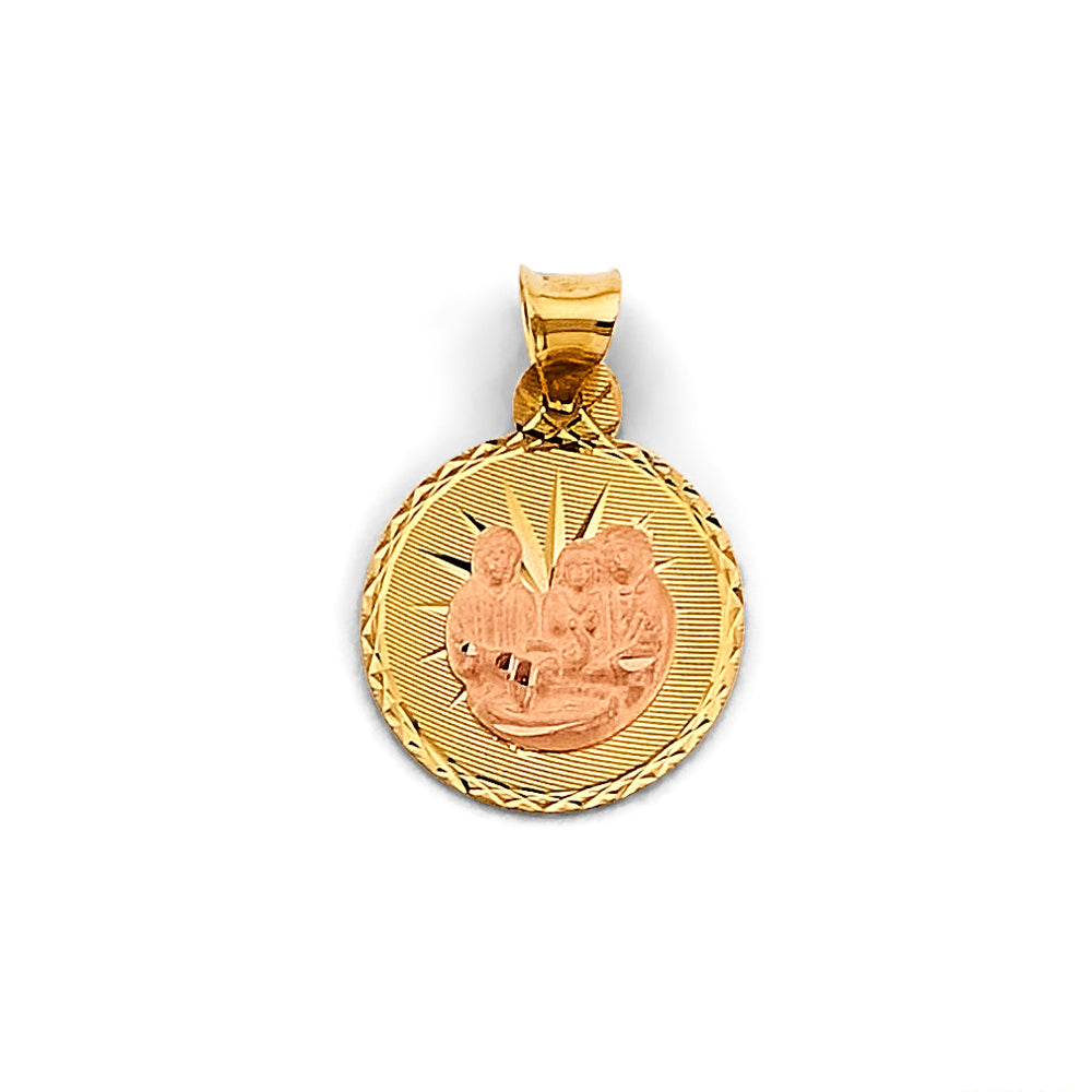 14K Yellow Gold Religious Pendant - PT2906