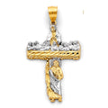 14K Yellow Gold Religious Pendant - PT2908
