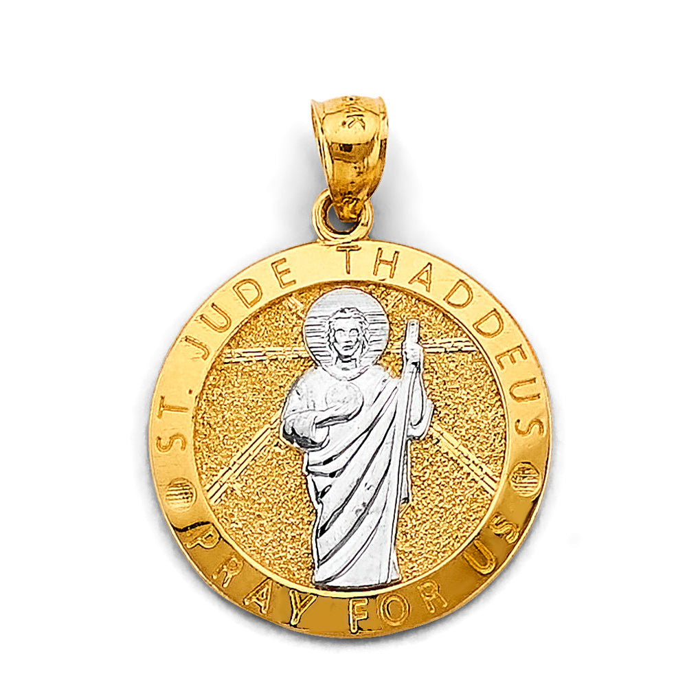 14K Yellow Gold Religious Pendant - PT2910