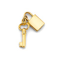 14K Yellow Gold Key, Music & Assorted Pendant - PT2913