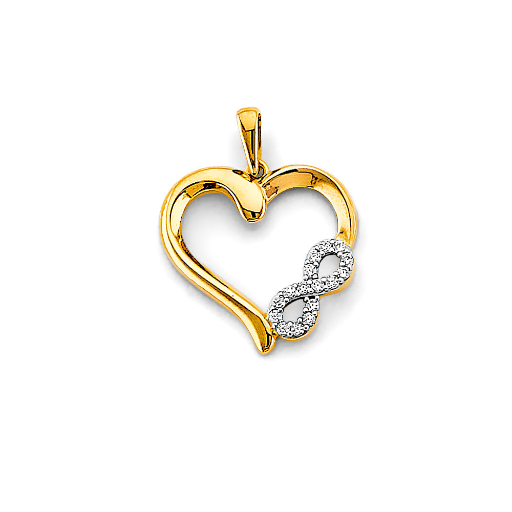 14K Yellow Gold Key, Music & Assorted Pendant - PT2916
