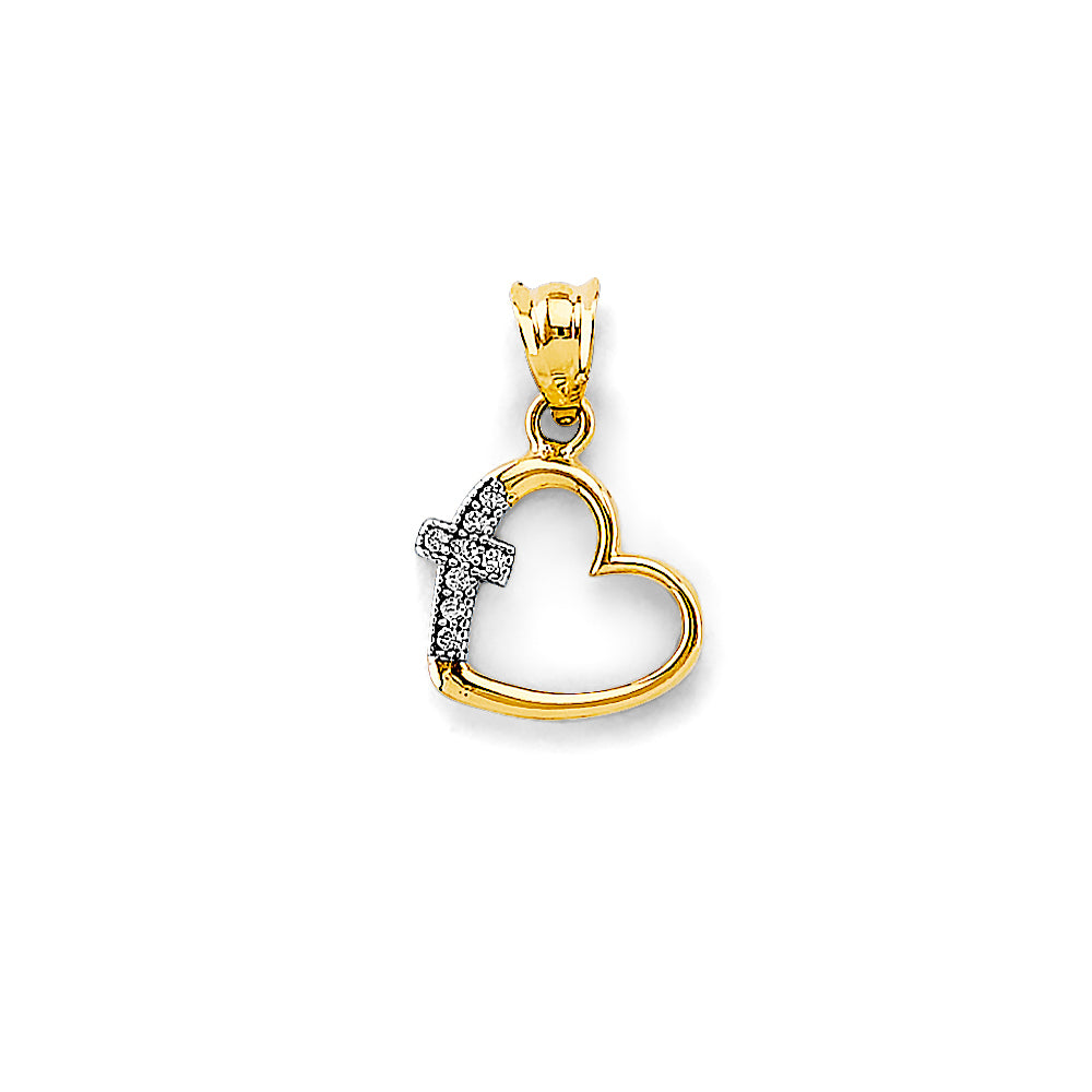 14K Yellow Gold Key, Music & Assorted Pendant - PT2919