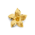 14K Yellow Gold Flower & 15 Años Pendant - PT2931