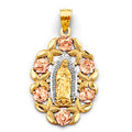 14K Yellow Gold Religious Pendant - PT2949