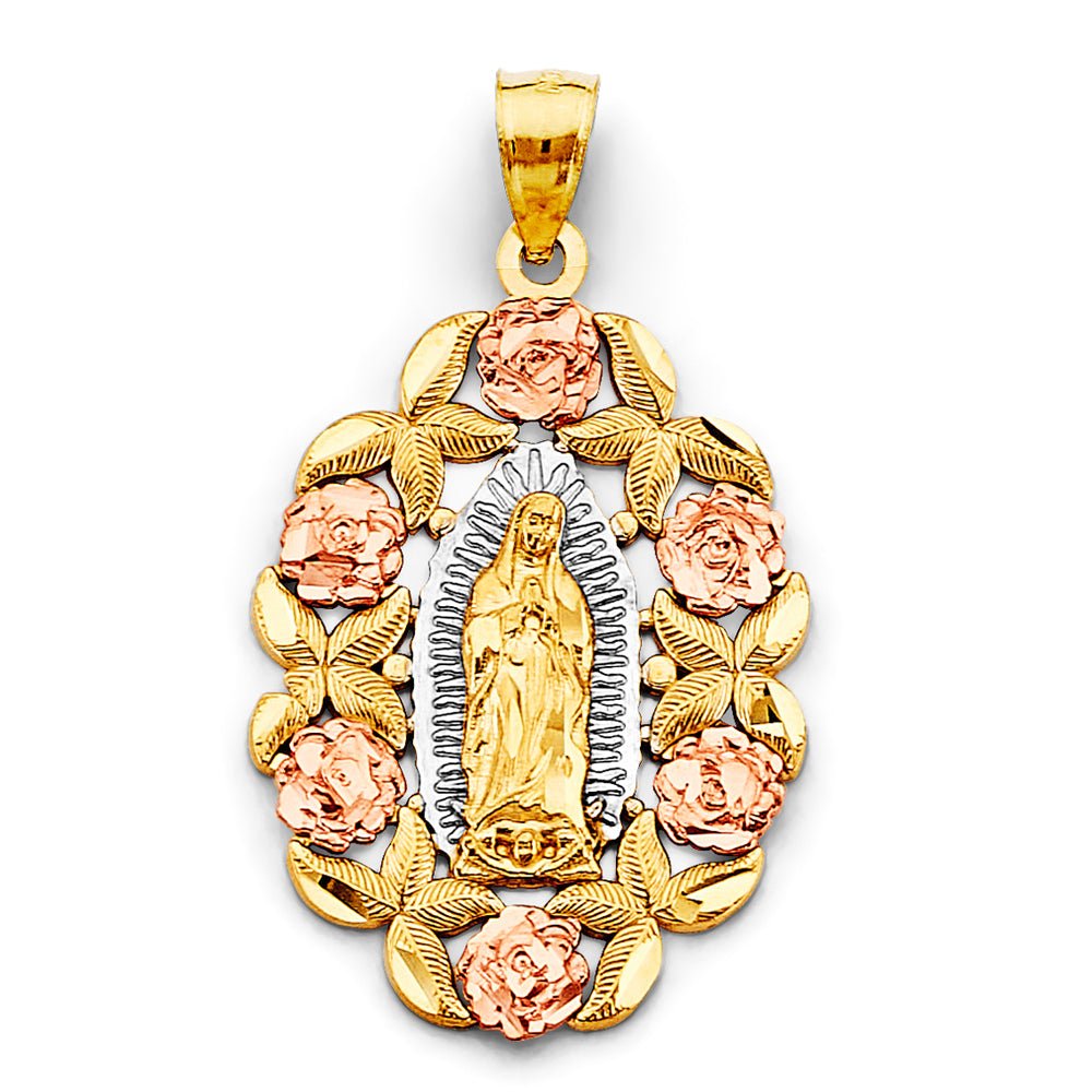 14K Yellow Gold Religious Pendant - PT2949