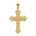 14K Yellow Gold Cross Pendant - PT2959