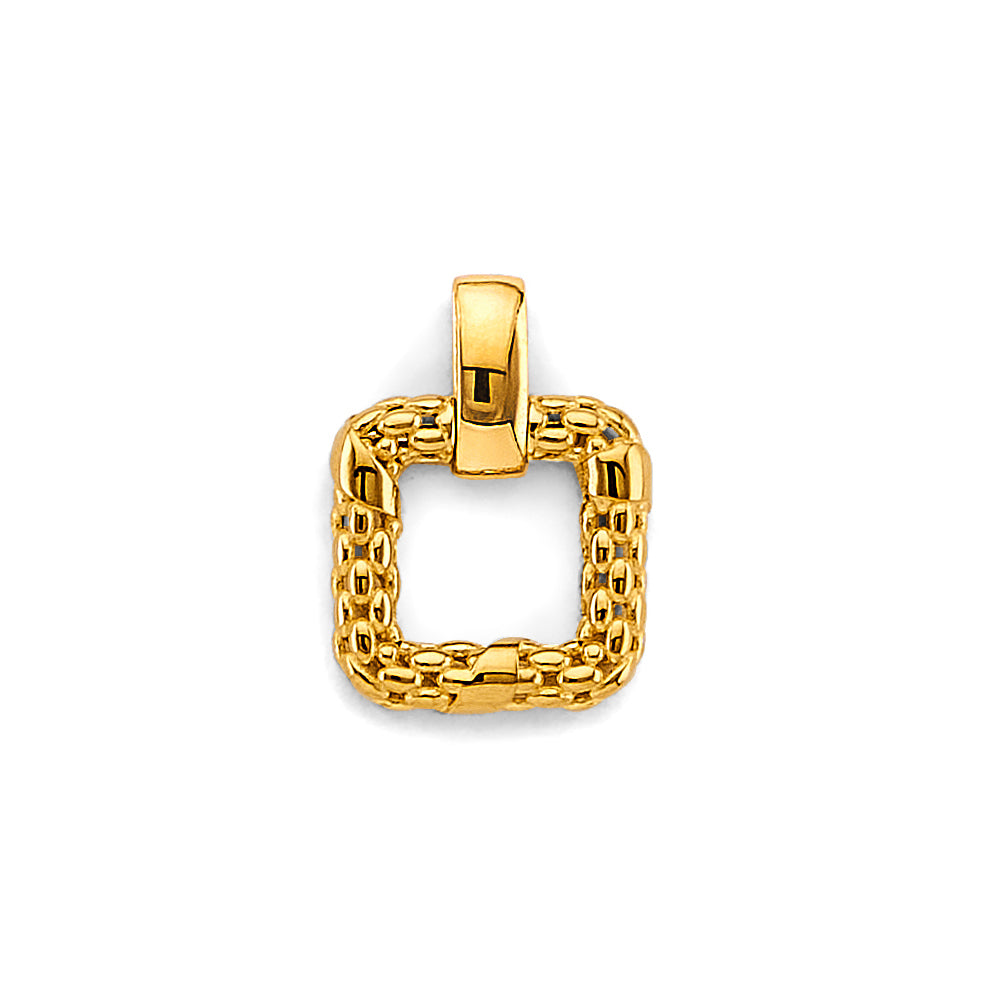14K Yellow Gold Hollow Necklace & Bracelet - PT3006