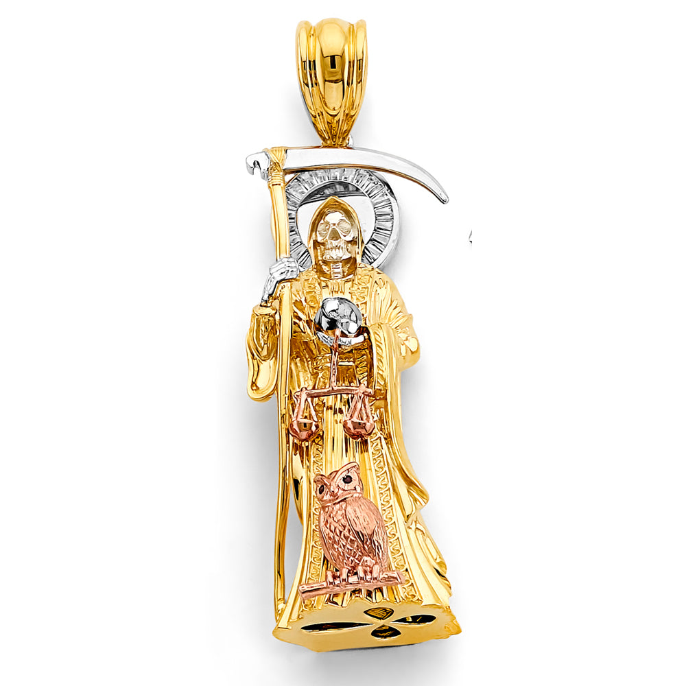 14K Yellow Gold Religious Pendant - PT3008