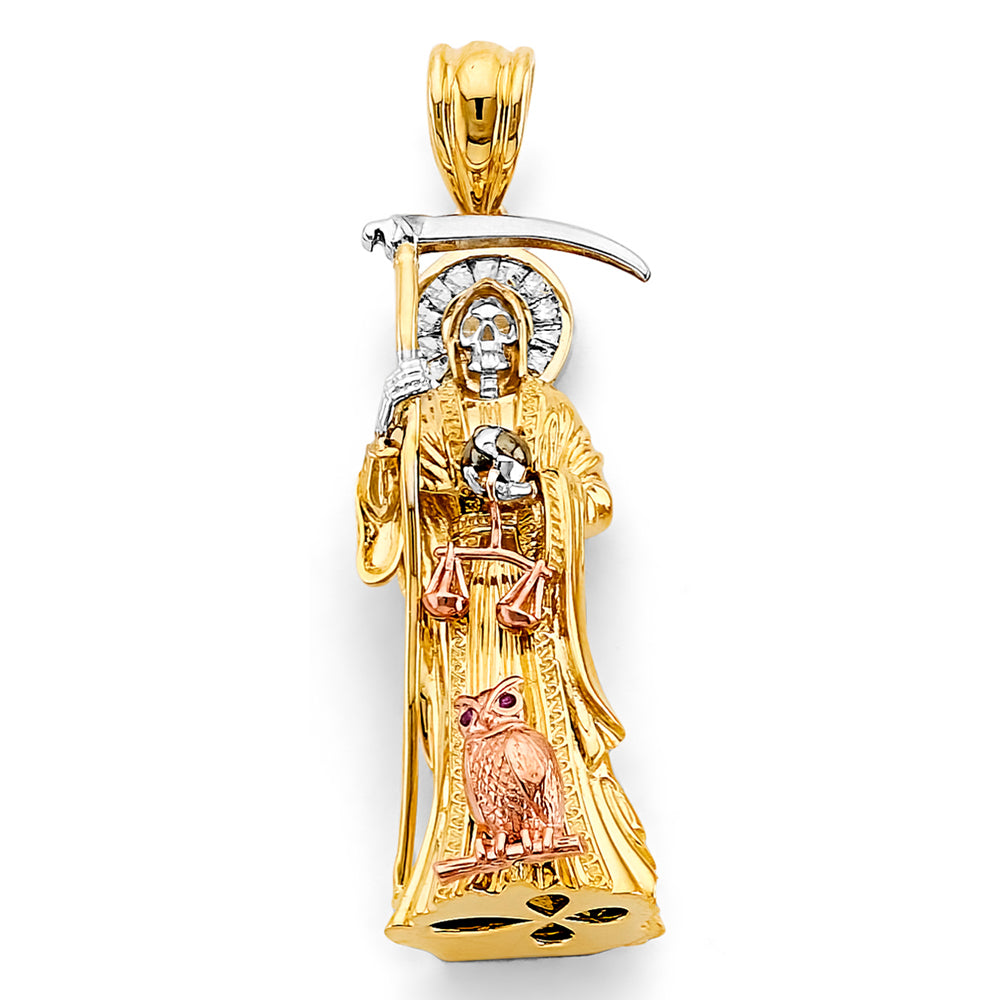14K Yellow Gold Religious Pendant - PT3009