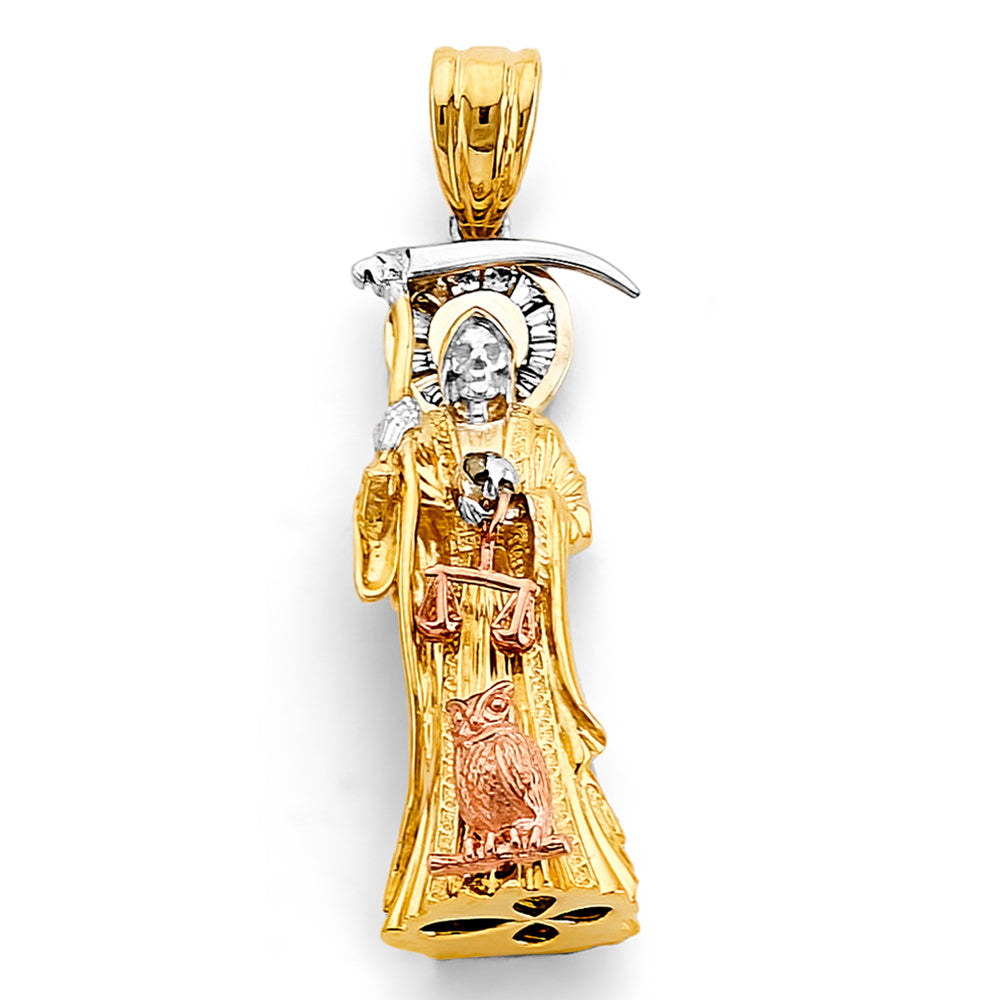 14K Yellow Gold Religious Pendant - PT3010