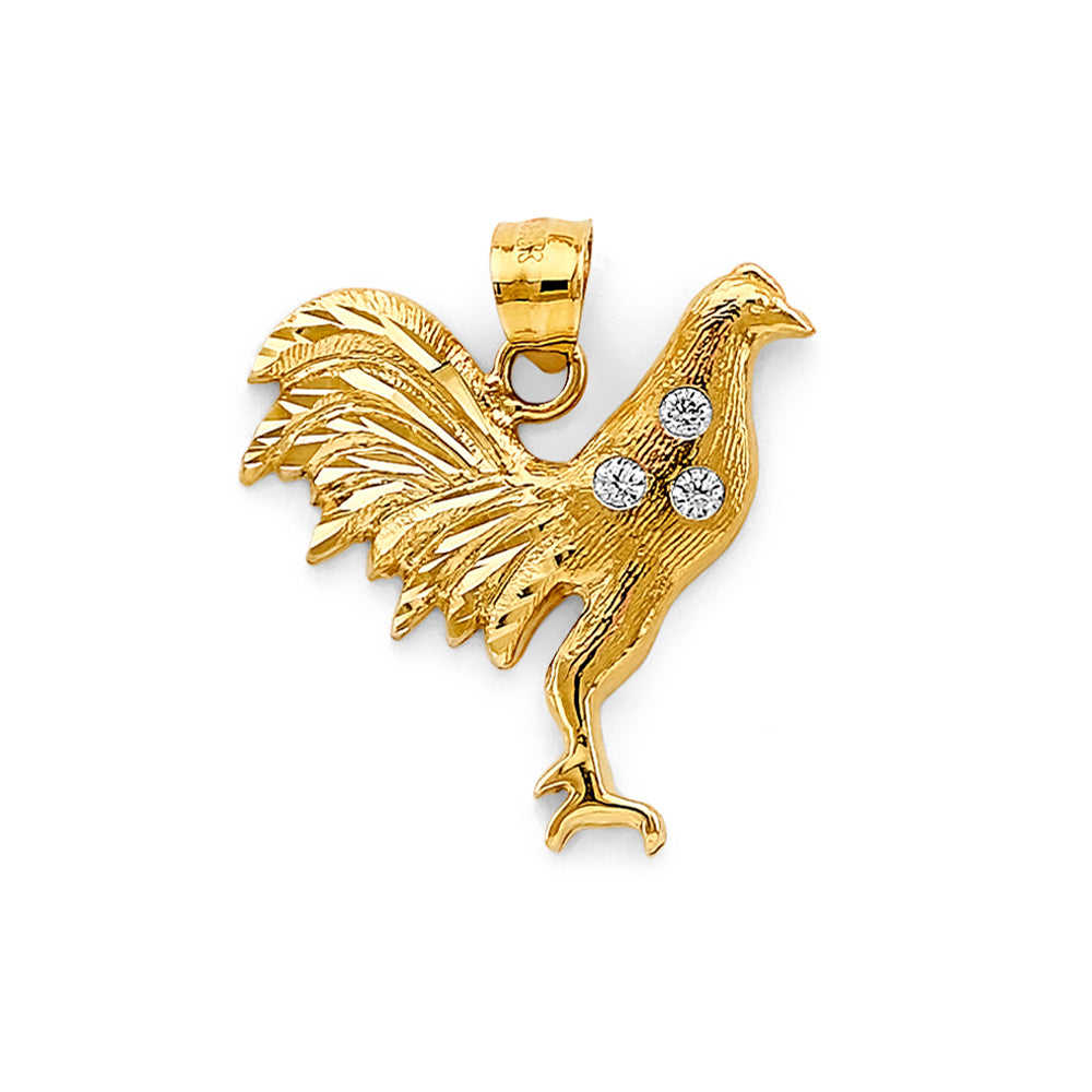 14K Yellow Gold Religious Pendant - PT3012