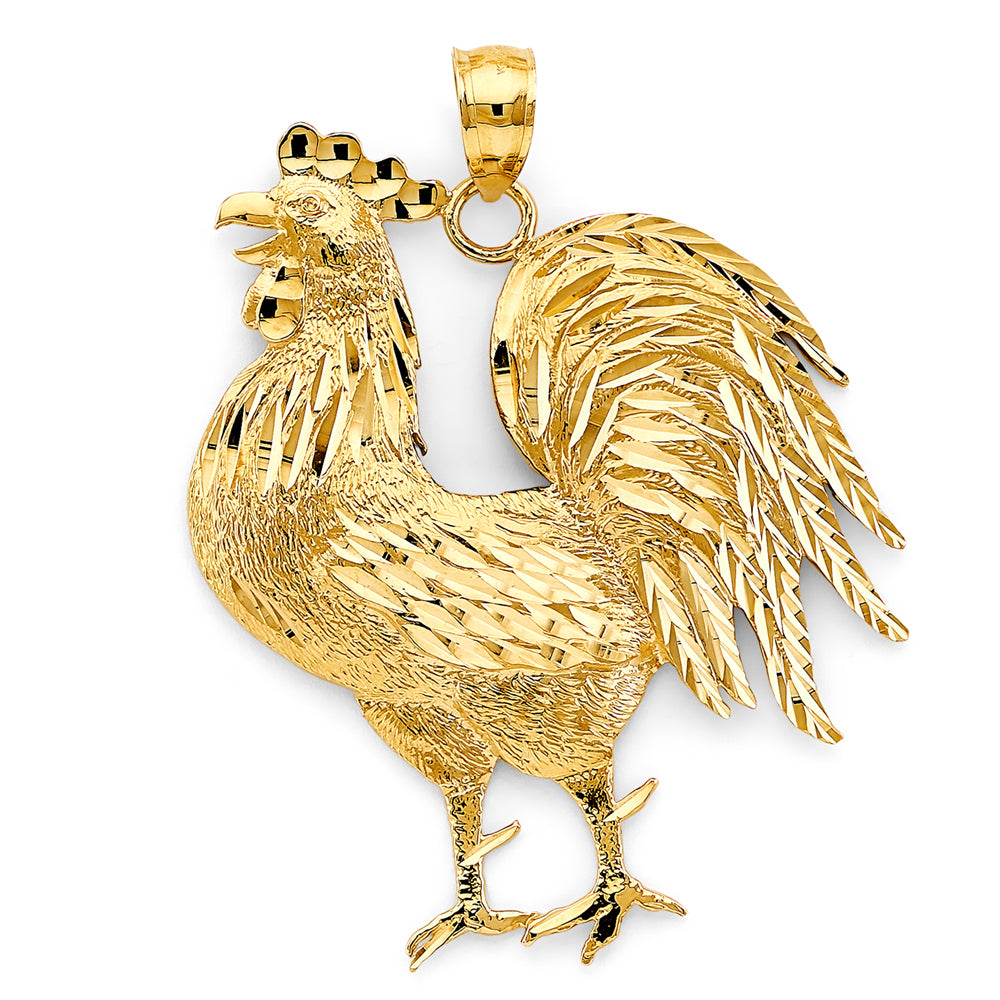 14K Yellow Gold Religious Pendant - PT3013