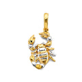 14K Yellow Gold Animal, Sea Life & Butterfly Pendant - PT3019