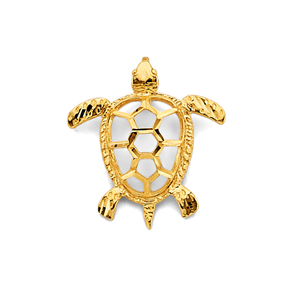 14K Yellow Gold Animal, Sea Life & Butterfly Pendant - PT3020