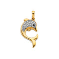14K Yellow Gold Animal, Sea Life & Butterfly Pendant - PT3021
