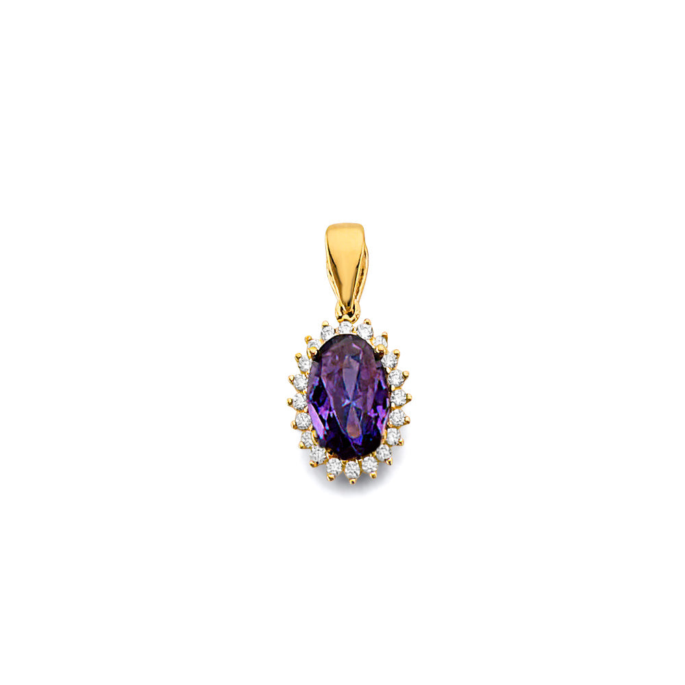 14K Yellow Gold Monthly & Zodiac Jewelry - PT3037 - Image 2