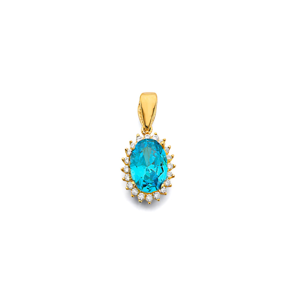 14K Yellow Gold Monthly & Zodiac Jewelry - PT3037 - Image 12