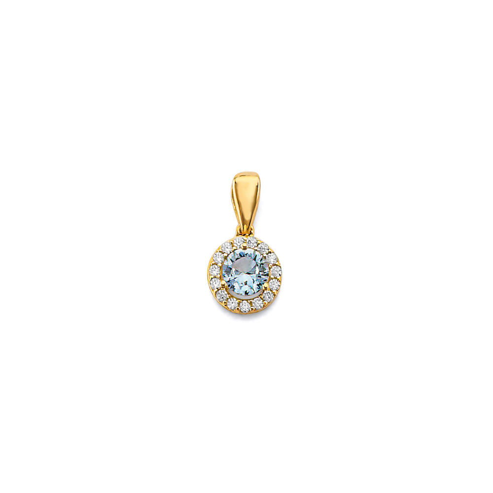 14K Yellow Gold Monthly & Zodiac Jewelry - PT3038 - Image 3