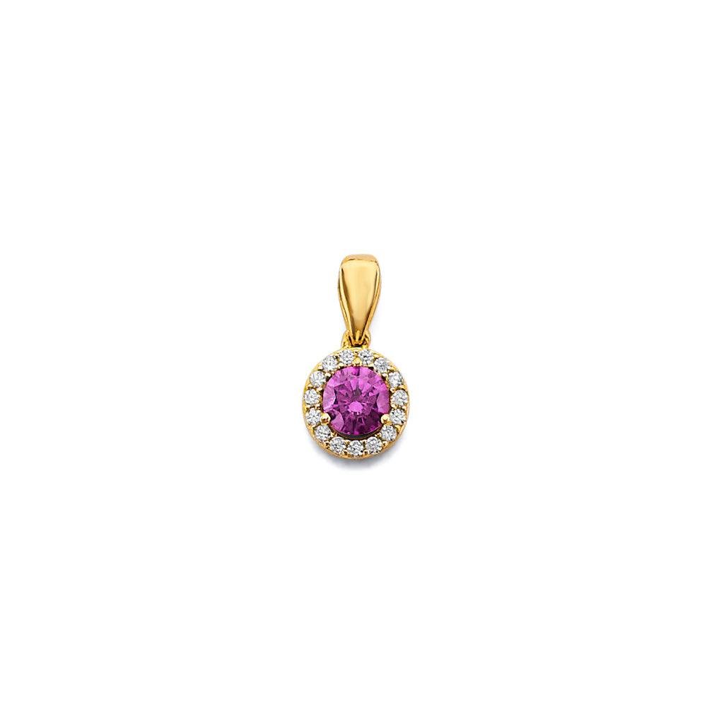 14K Yellow Gold Monthly & Zodiac Jewelry - PT3038 - Image 6