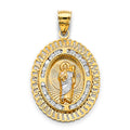 14K Yellow Gold Religious Pendant - PT3051
