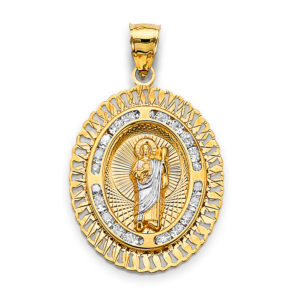 14K Yellow Gold Religious Pendant - PT3051
