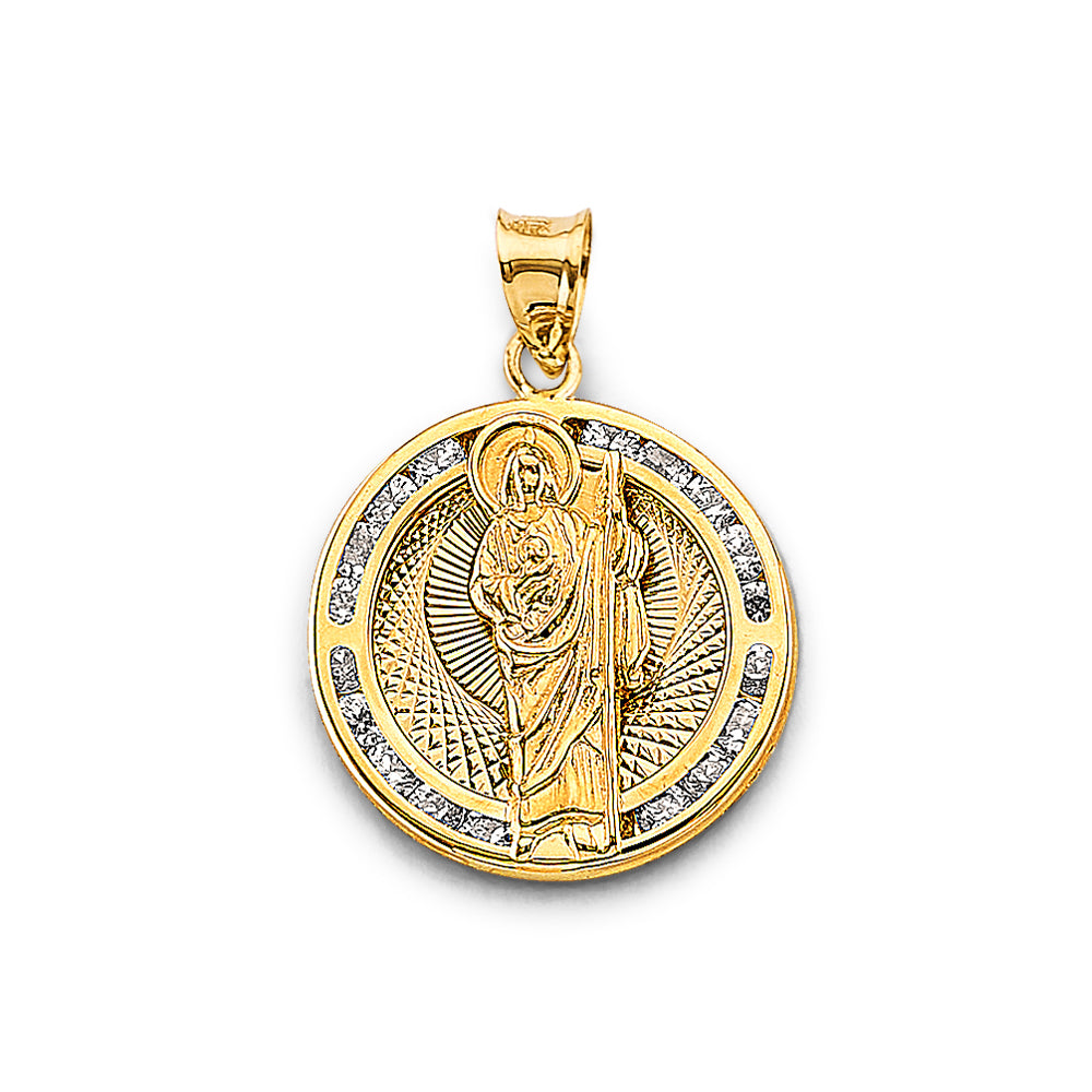 14K Yellow Gold Religious Pendant - PT3053
