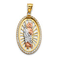 14K Yellow Gold Religious Pendant - PT3056