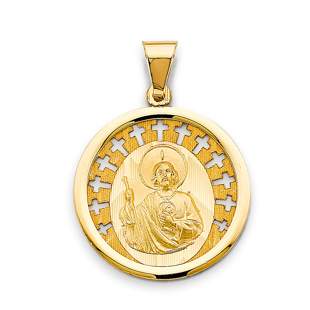14K Yellow Gold Religious Pendant - PT3059