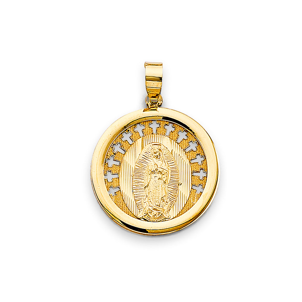 14K Yellow Gold Religious Pendant - PT3062