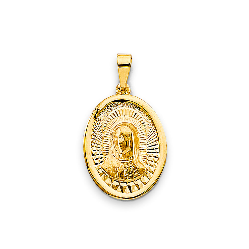 14K Yellow Gold Religious Pendant - PT3065