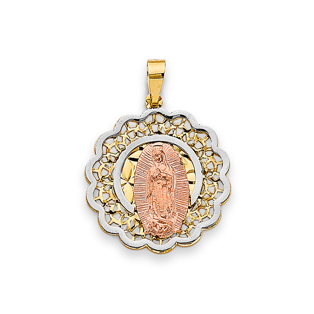 14K Yellow Gold Religious Pendant - PT3068
