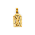 14K Yellow Gold Religious Pendant - PT3070