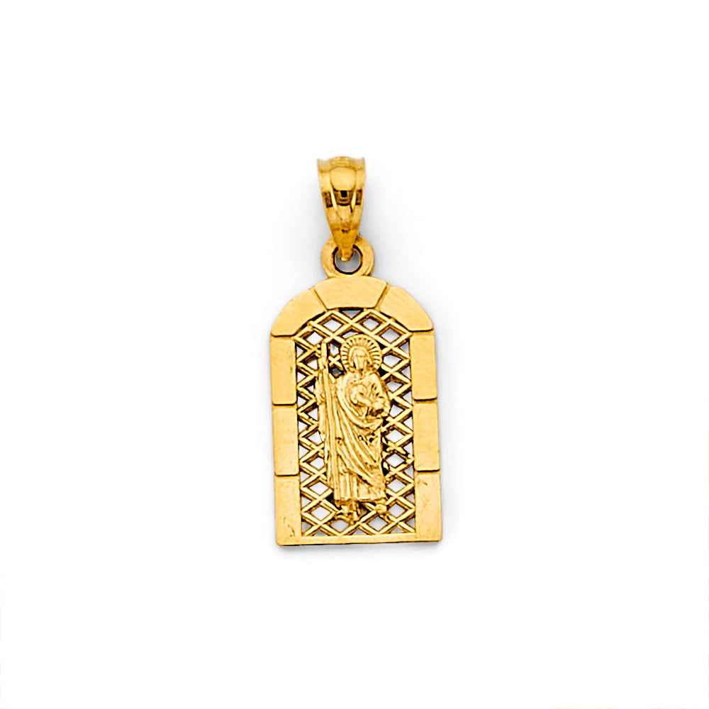 14K Yellow Gold Religious Pendant - PT3070
