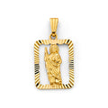 14K Yellow Gold Religious Pendant - PT3071