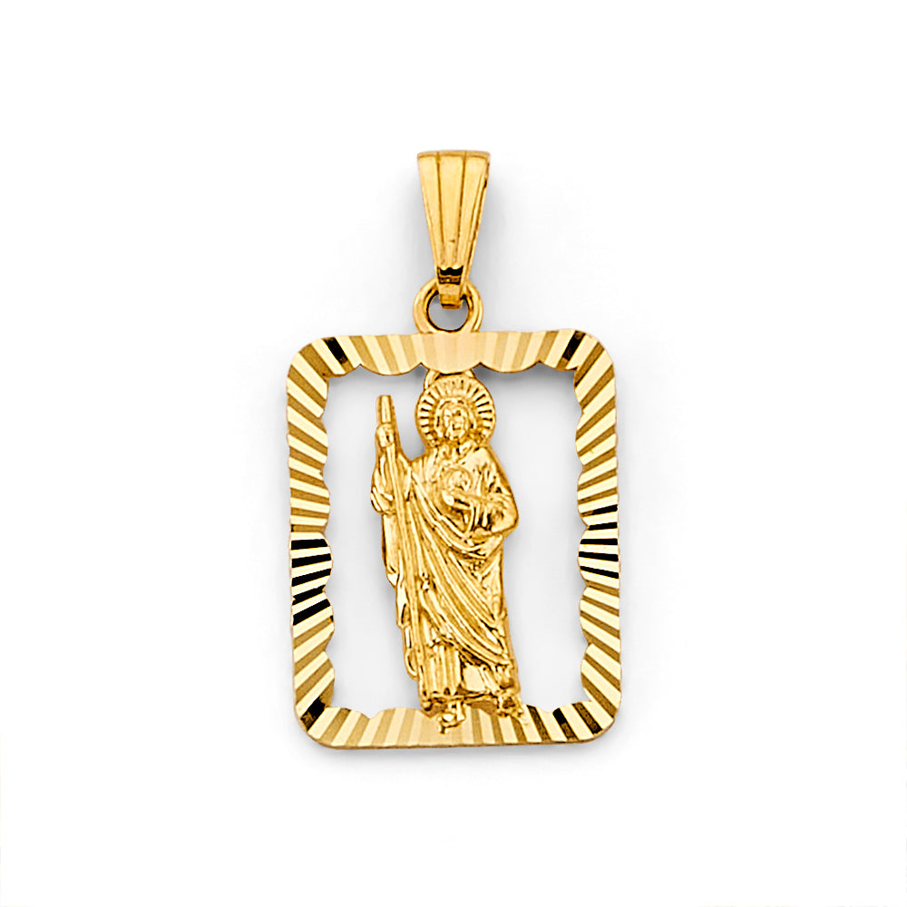 14K Yellow Gold Religious Pendant - PT3071