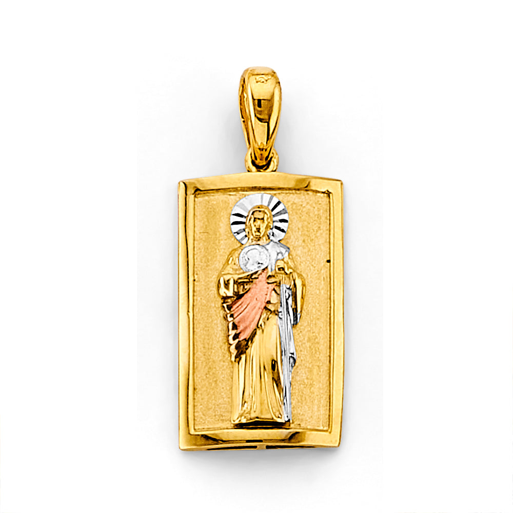 14K Yellow Gold Religious Pendant - PT3072