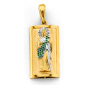 14K Yellow Gold Religious Pendant - PT3073