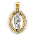 14K Yellow Gold Religious Pendant - PT3075
