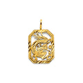 14K Yellow Gold Animal, Sea Life & Butterfly Pendant - PT3081