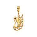 14K Yellow Gold Animal, Sea Life & Butterfly Pendant - PT3084