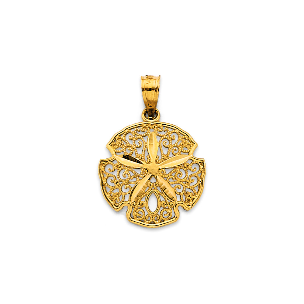 14K Yellow Gold Animal, Sea Life & Butterfly Pendant - PT3089