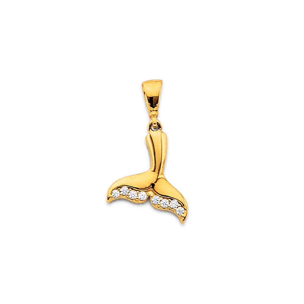 14K Yellow Gold Animal, Sea Life & Butterfly Pendant - PT3090