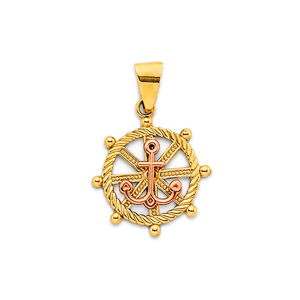 14K Yellow Gold Animal, Sea Life & Butterfly Pendant - PT3092