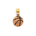 14K Yellow Gold Nature, Sports, Evil Eye & Baby Pendant - PT3096