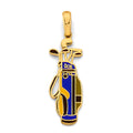14K Yellow Gold Nature, Sports, Evil Eye & Baby Pendant - PT3099
