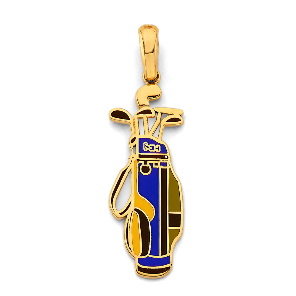 14K Yellow Gold Nature, Sports, Evil Eye & Baby Pendant - PT3099