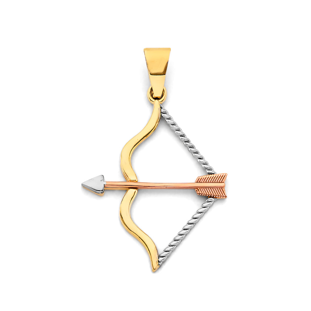 14K Yellow Gold Nature, Sports, Evil Eye & Baby Pendant - PT3100