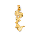 14K Yellow Gold Nature, Sports, Evil Eye & Baby Pendant - PT3101